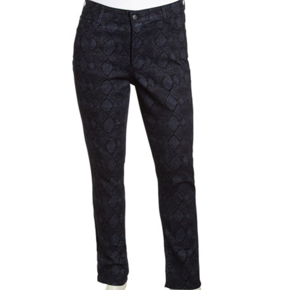NYDJ Reptile Snakeskin print Skinny Pants